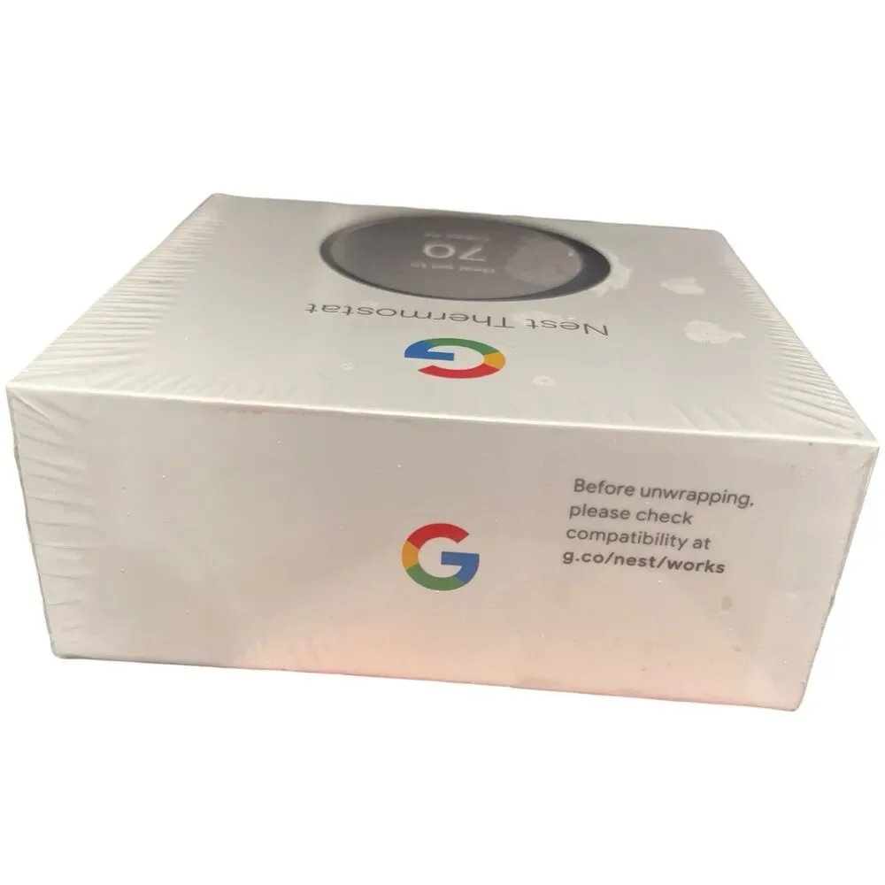 Google G4CVZ Nest Smart Thermostat, Charcoal, Factory Sealed - Picture 7 of 9